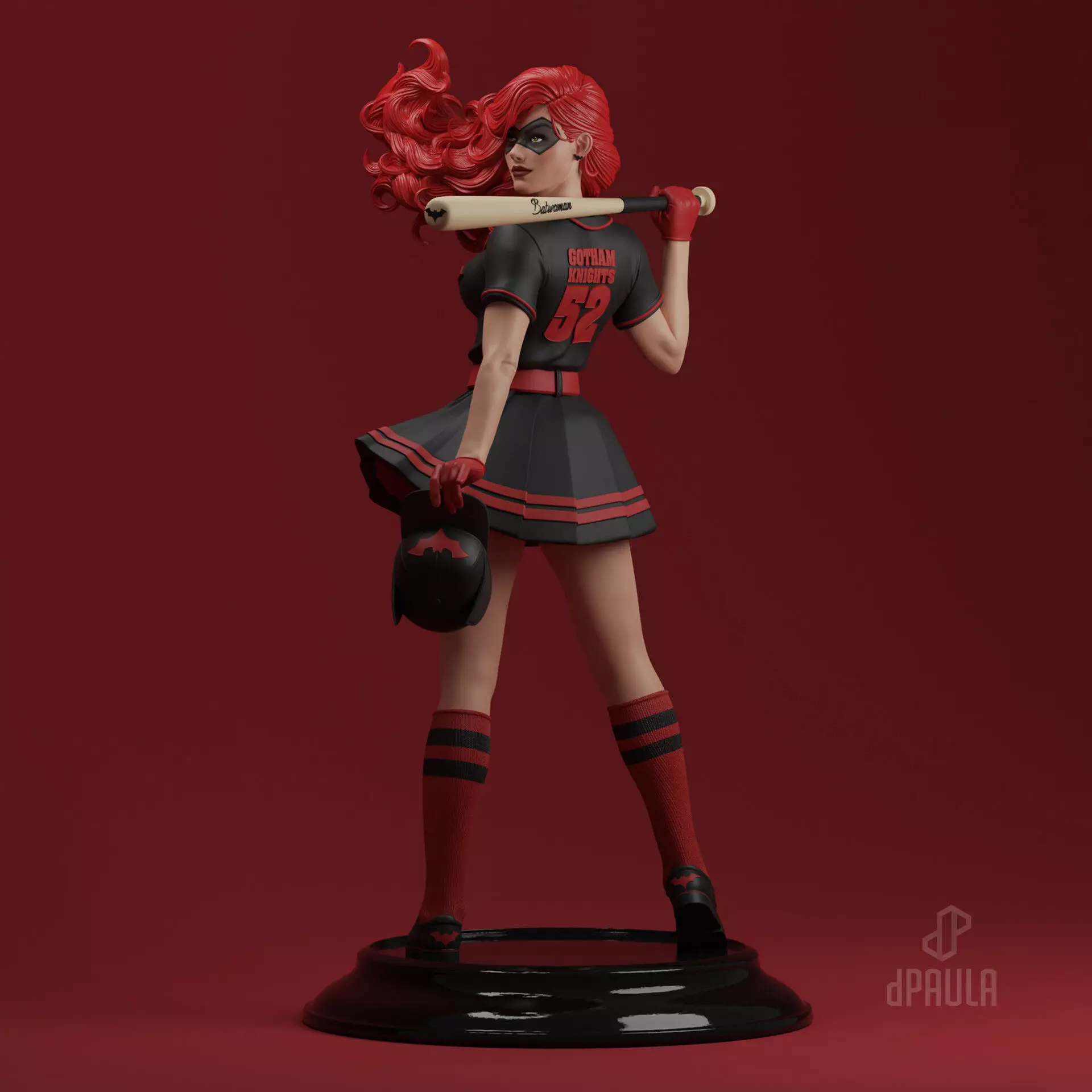 Batwoman Bombshell 3D print model_0