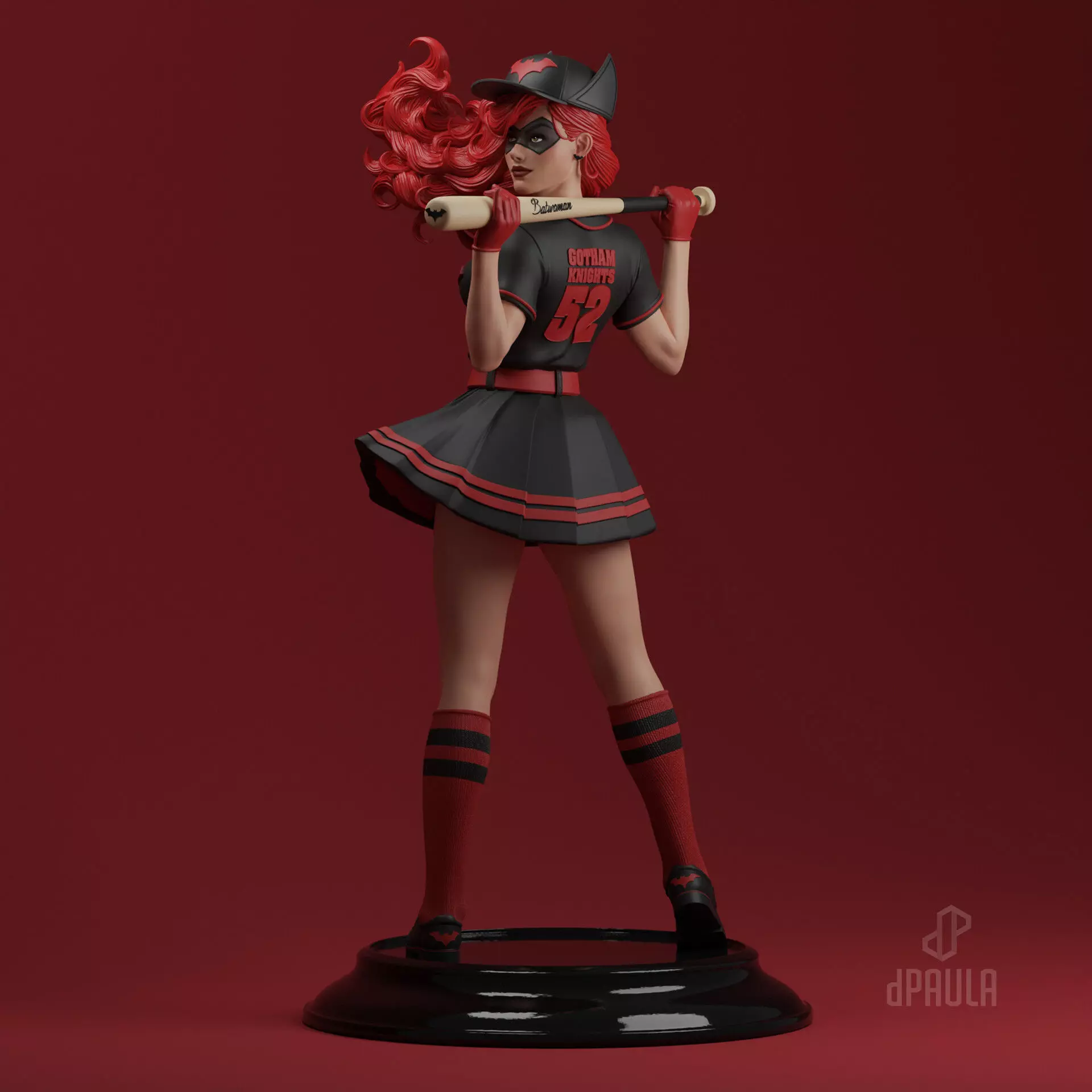 Batwoman Bombshell 3D print model_2