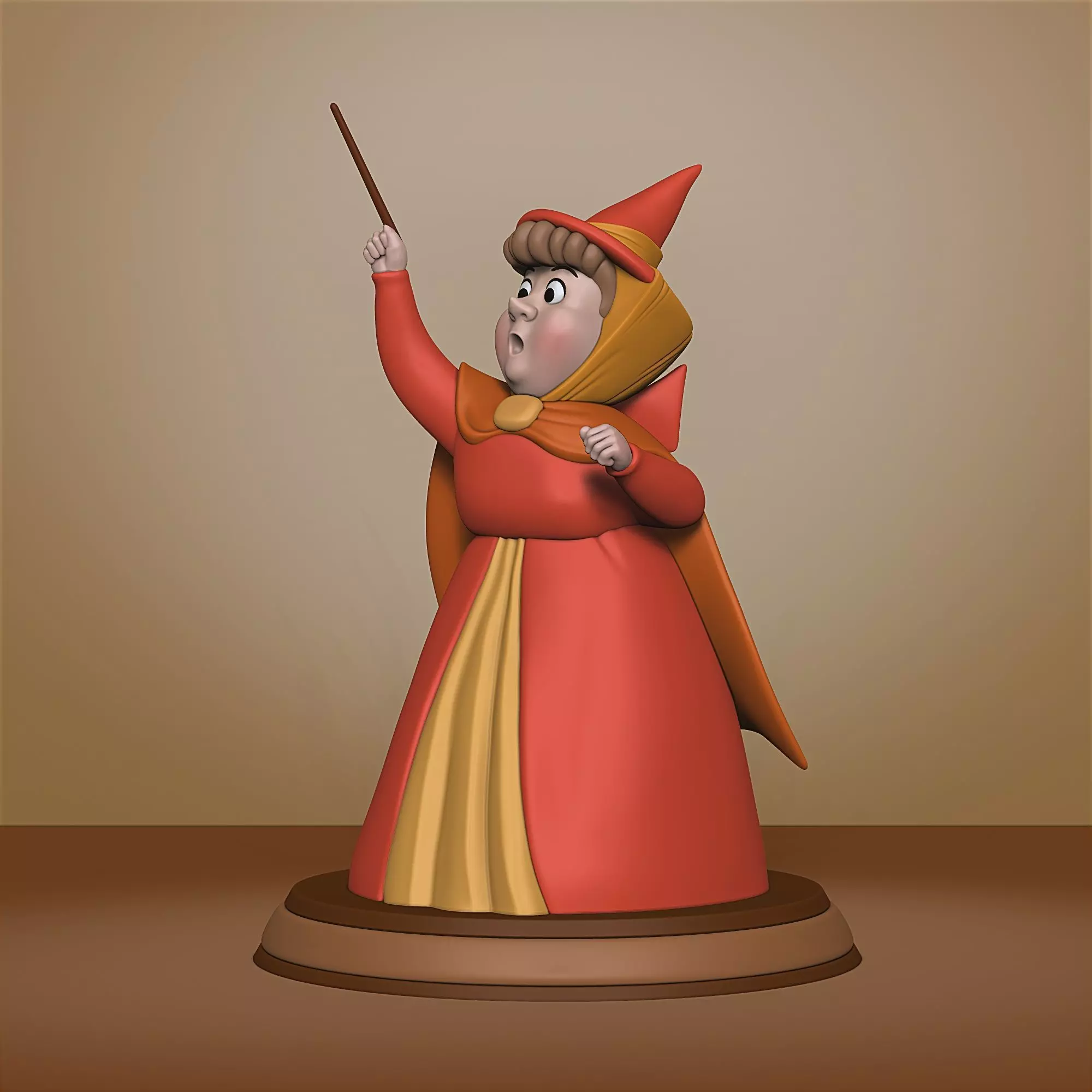 Flora - Sleeping Beauty - 020 3D print model_1