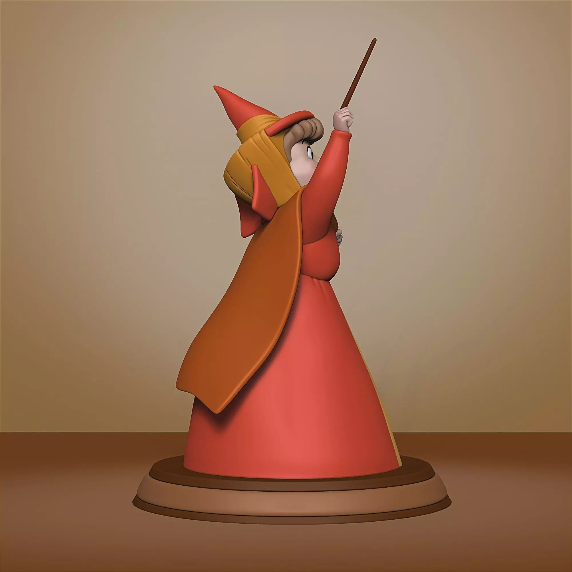 Flora - Sleeping Beauty - 020 3D print model_6