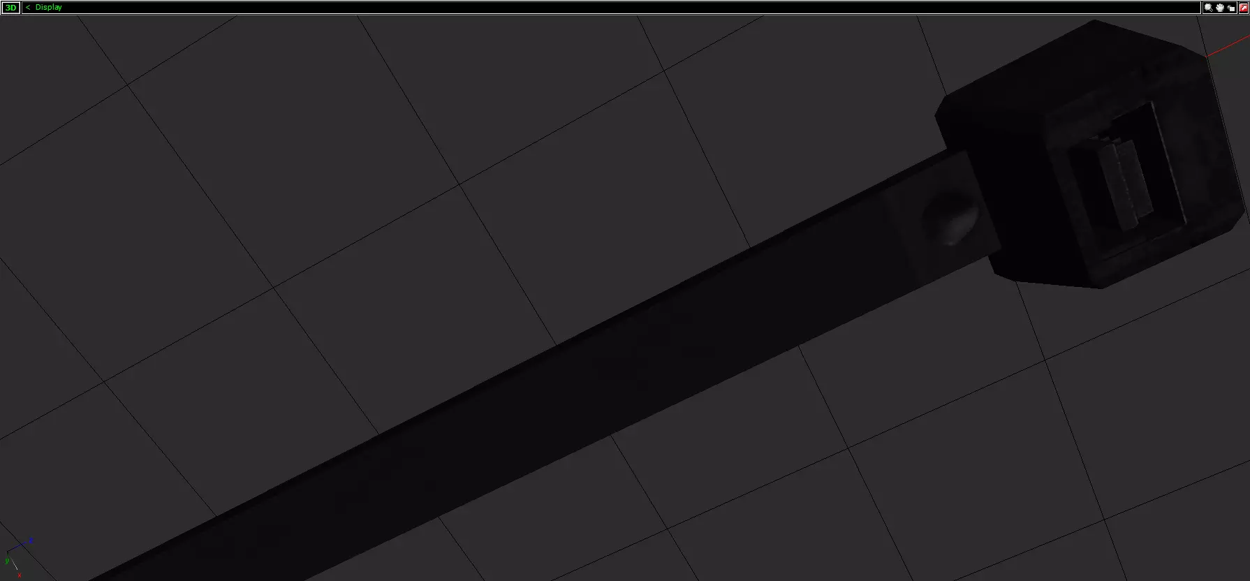 ZipTie Low-poly 3D model