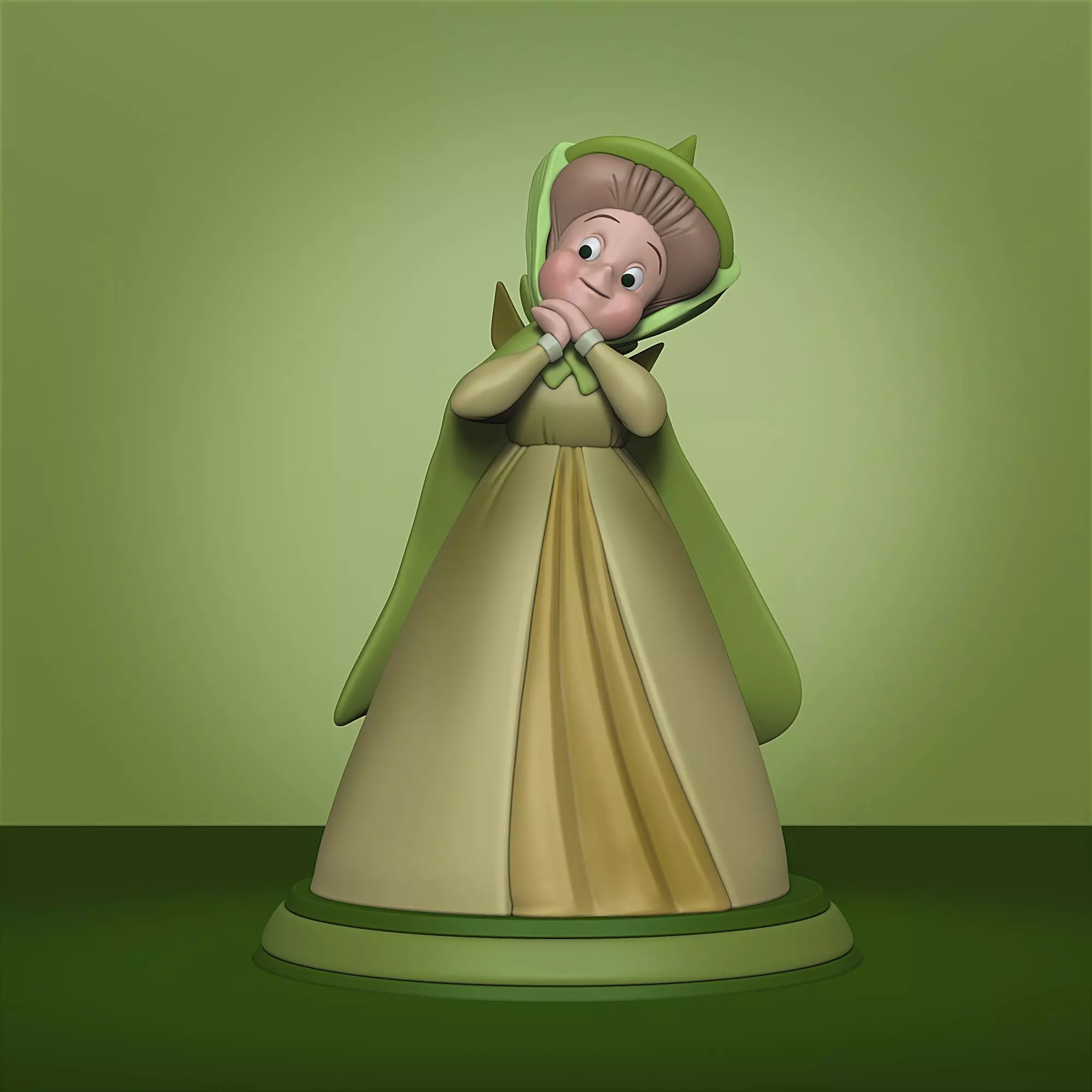 Fauna - Sleeping Beauty - 030 3D print model
