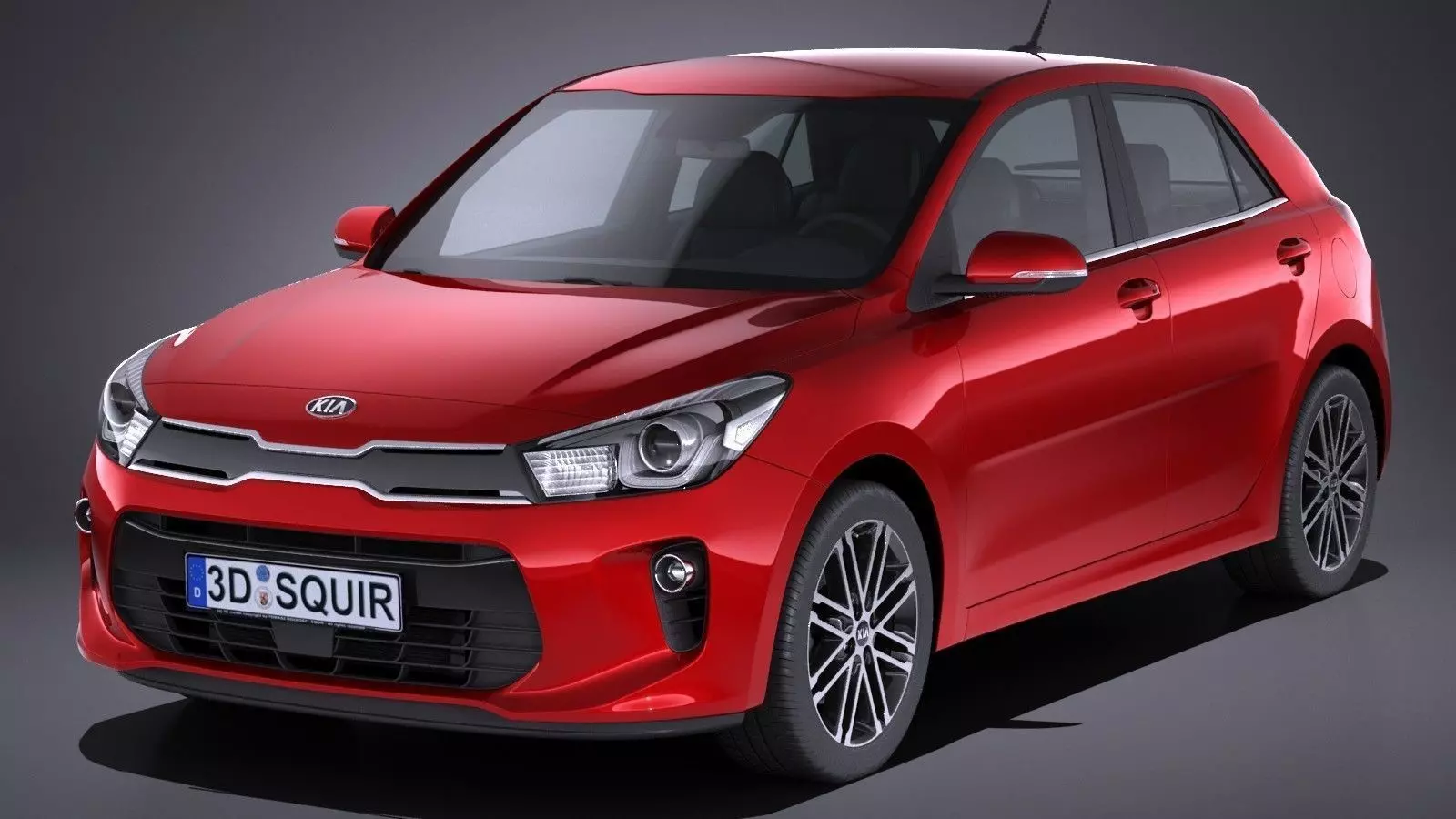 Kia Rio 2017 3D model