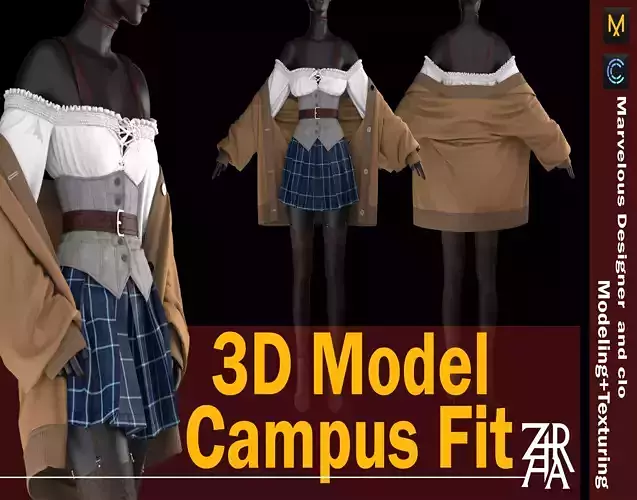 Campus Fit Model 3D model