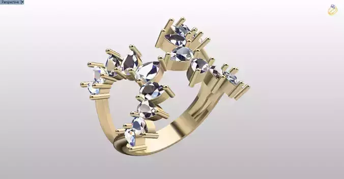 pears modern jewelry ring