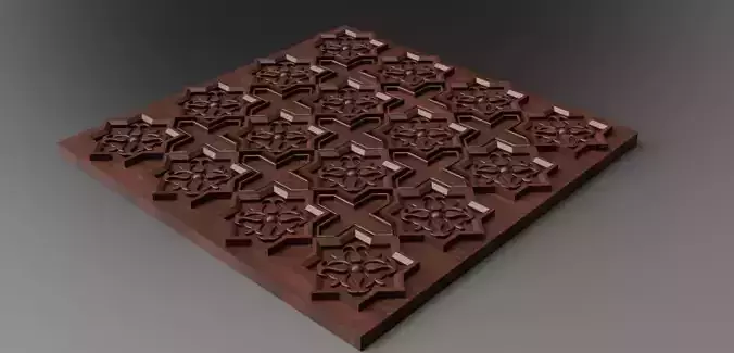 Turkish motifs wall panel