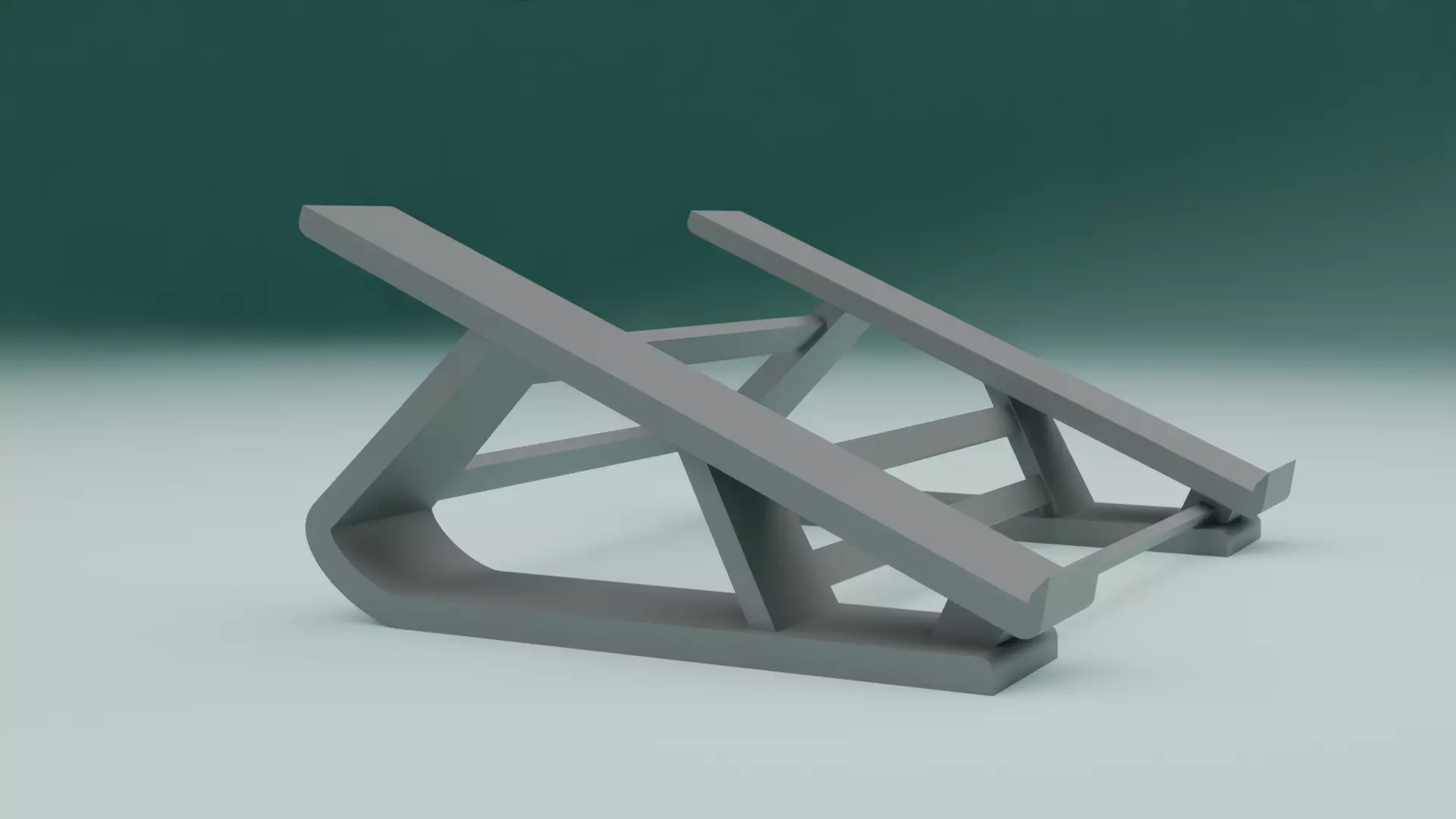Laptop stand 3D print model_1