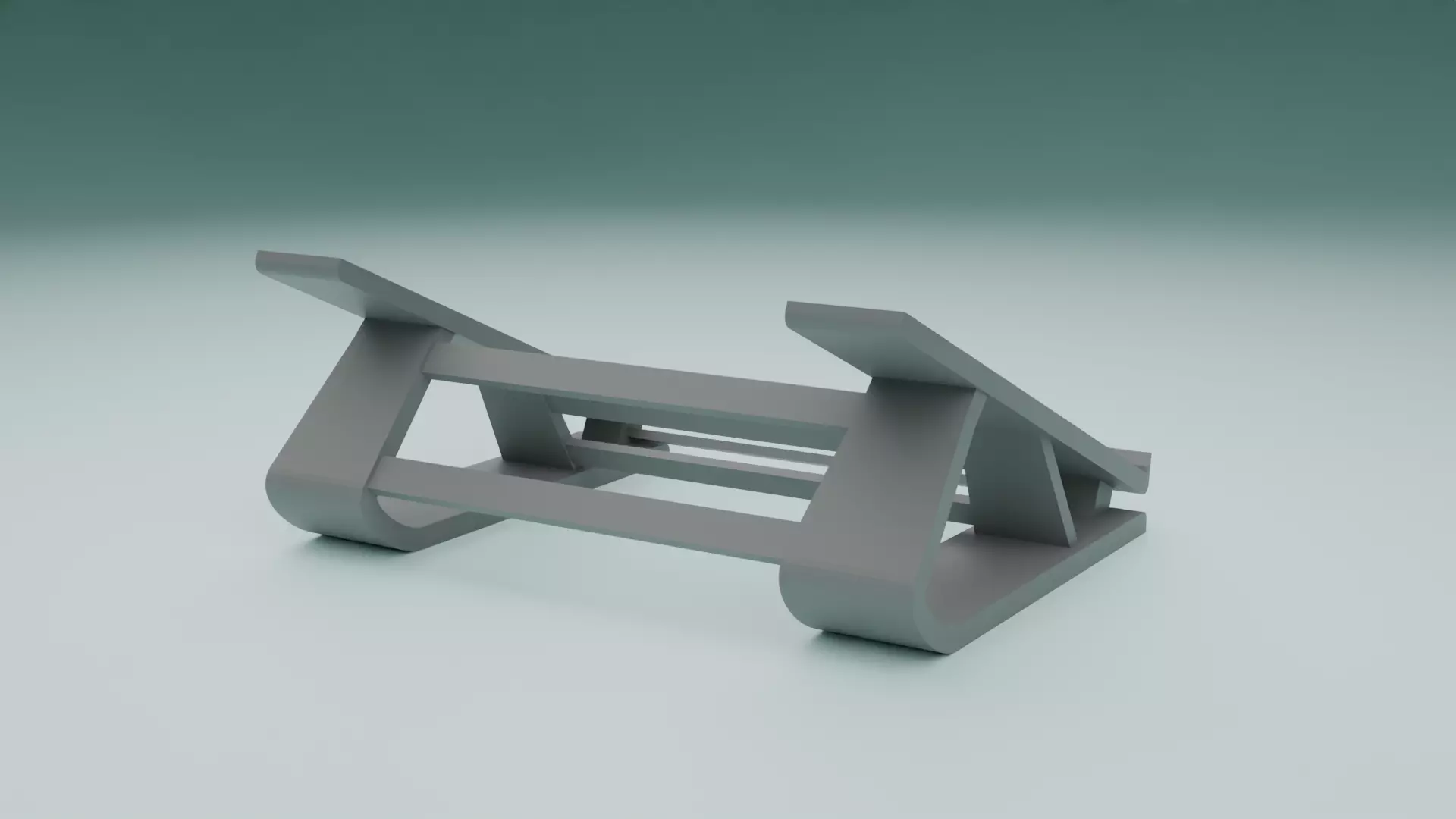 Laptop stand 3D print model_2