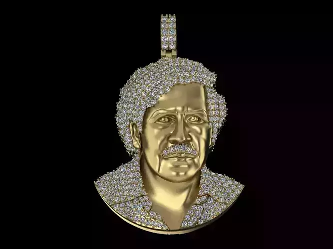 Pablo Escobar Pendant Diamond Jewelry Gold