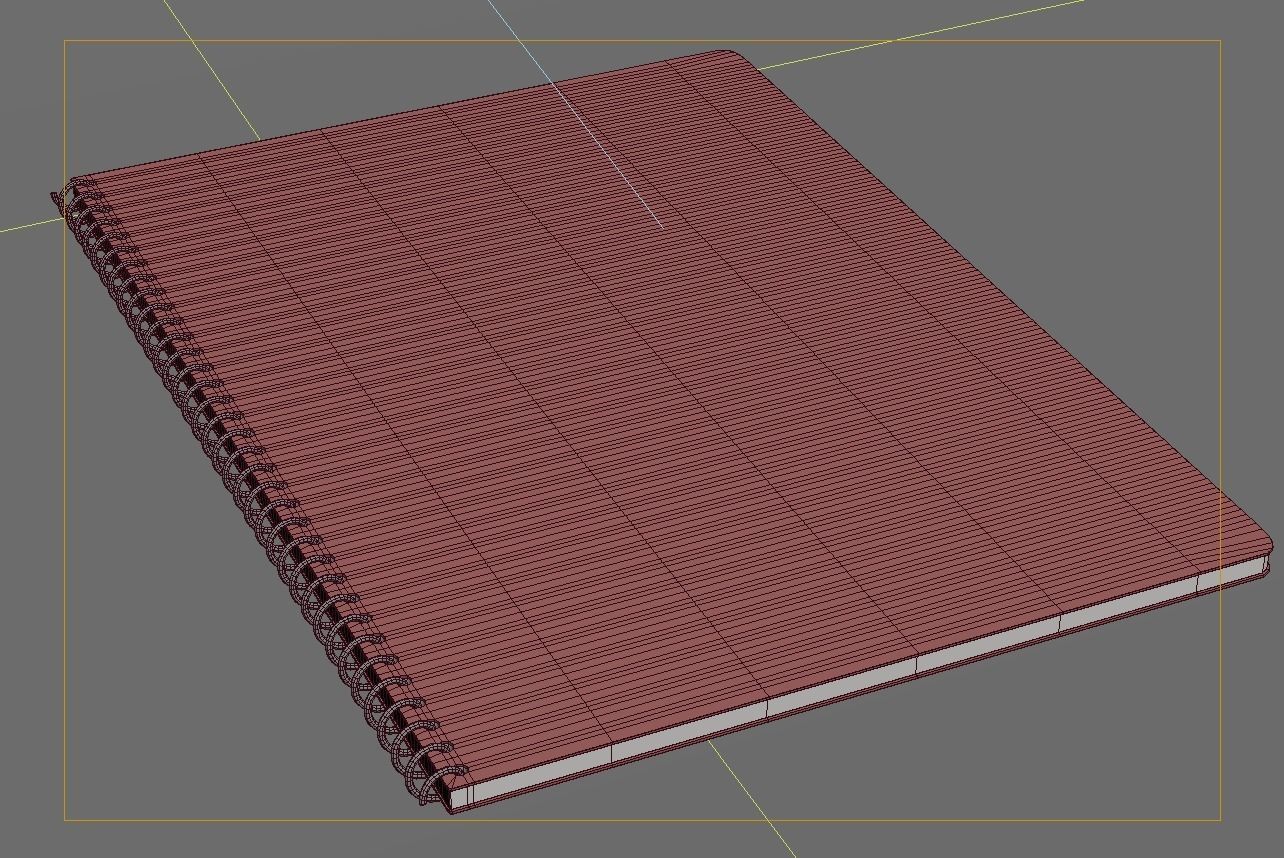 Spiral Notebook 3D model_4