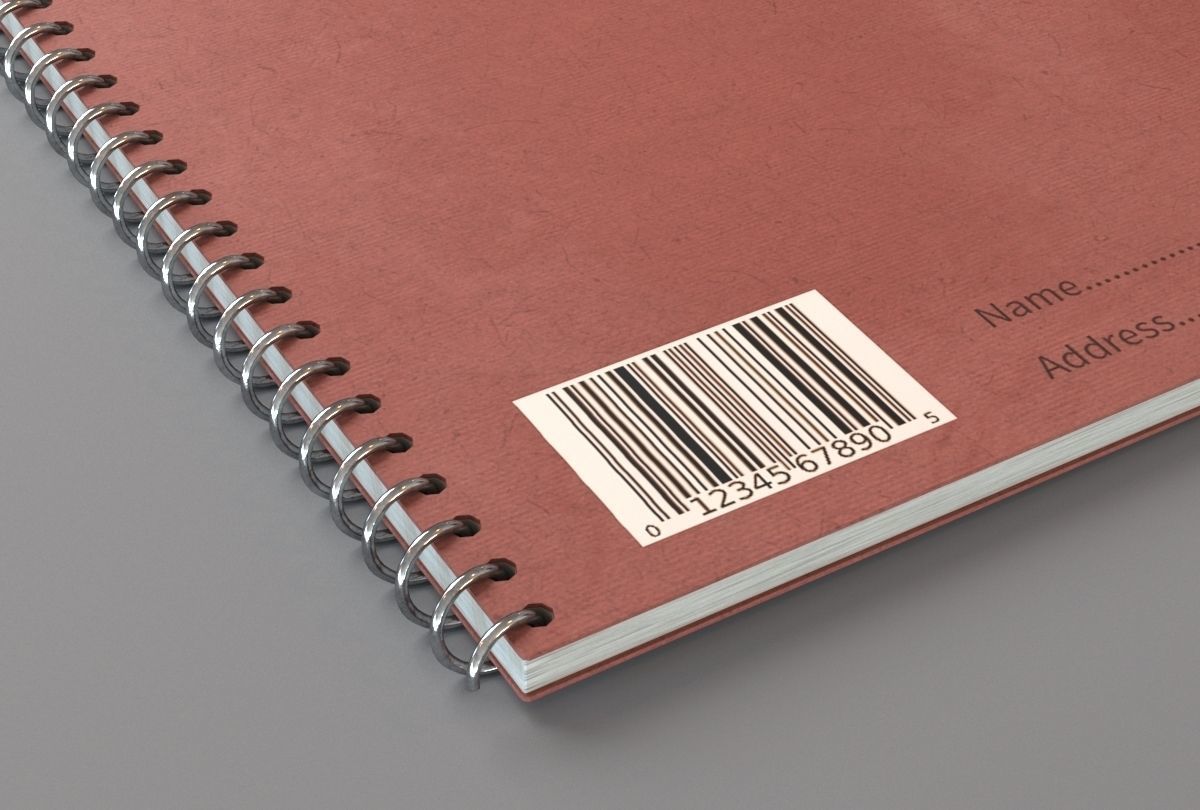 Spiral Notebook 3D model_3