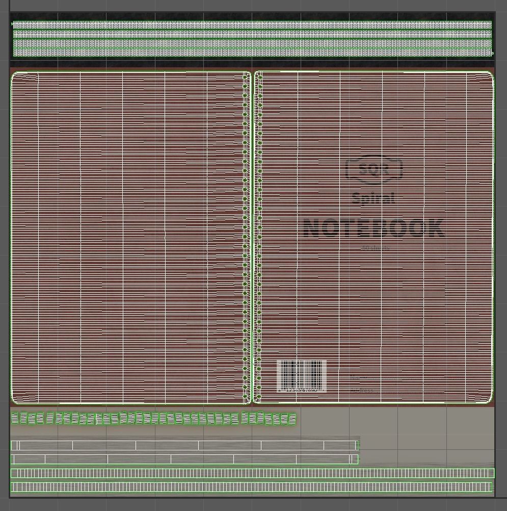 Spiral Notebook 3D model_7