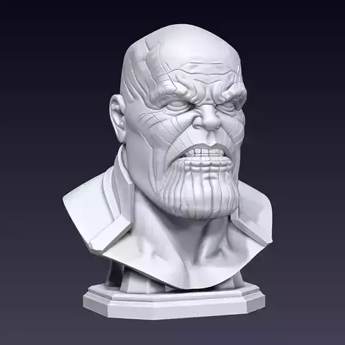  Thanos Bust 3D Model for priting