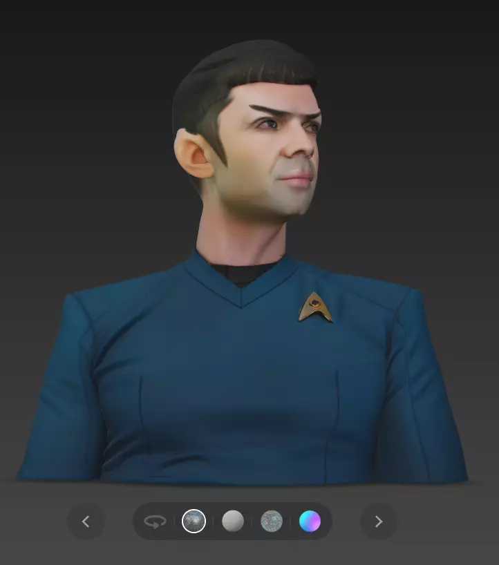 Spock Strange New Worlds 3D print model
