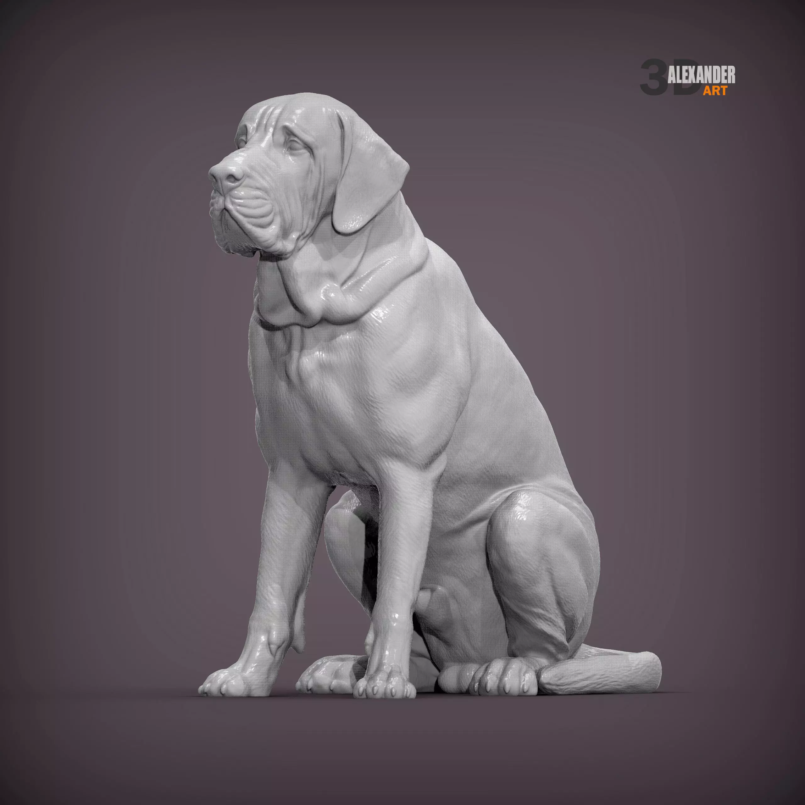 Fila Brasileiro Sits 3D print model_0