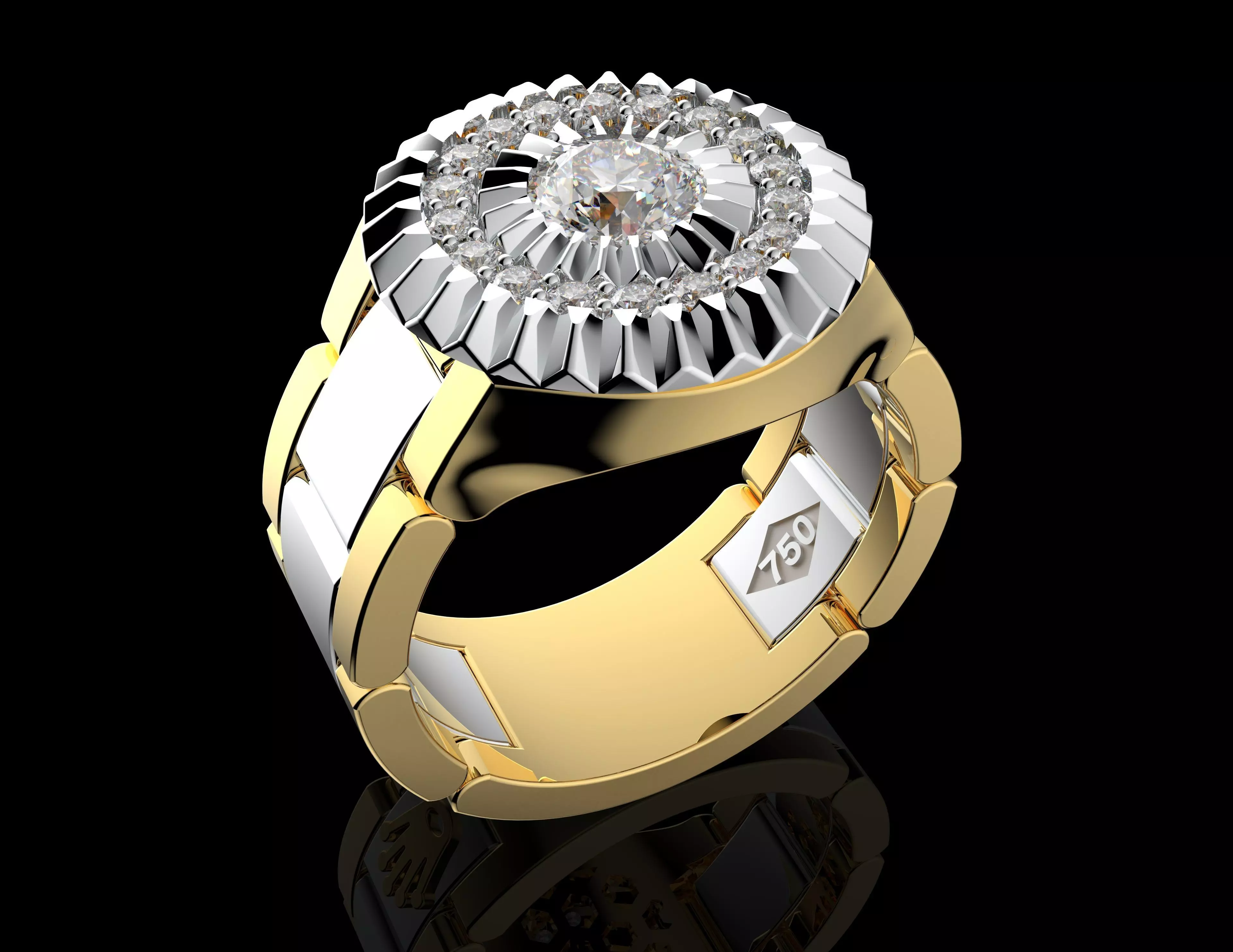 Gold N1538 3D print model_0