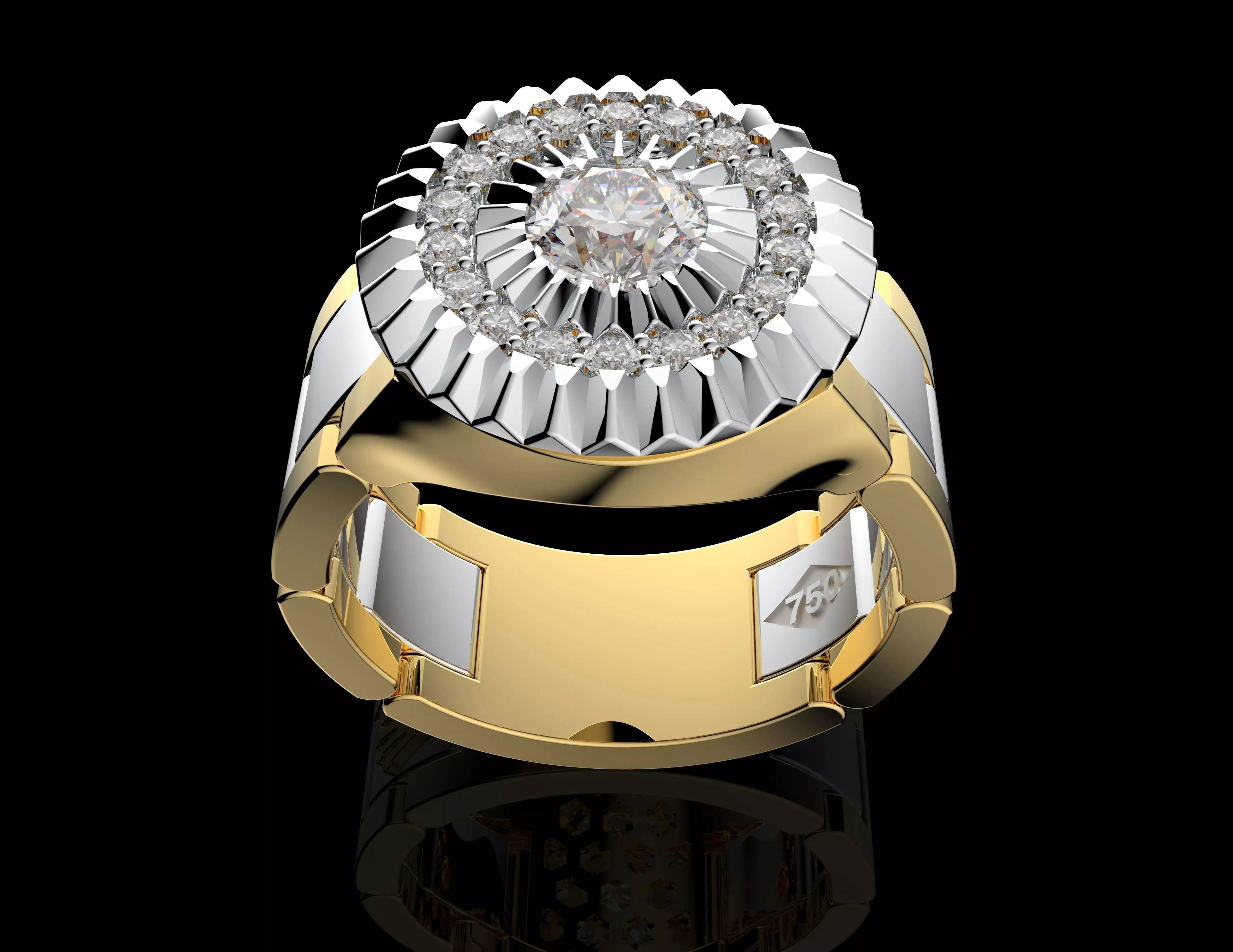 Gold N1538 3D print model_1