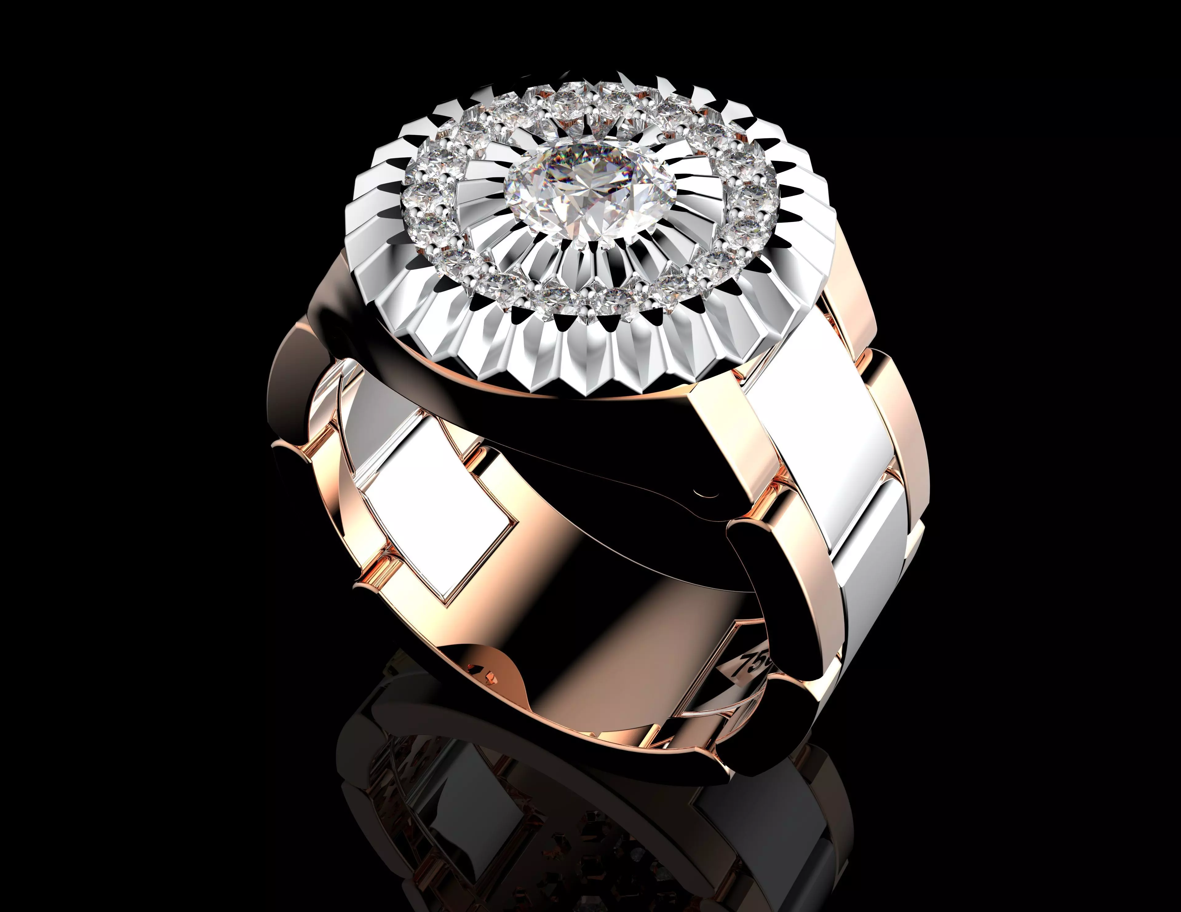 Gold N1538 3D print model_5