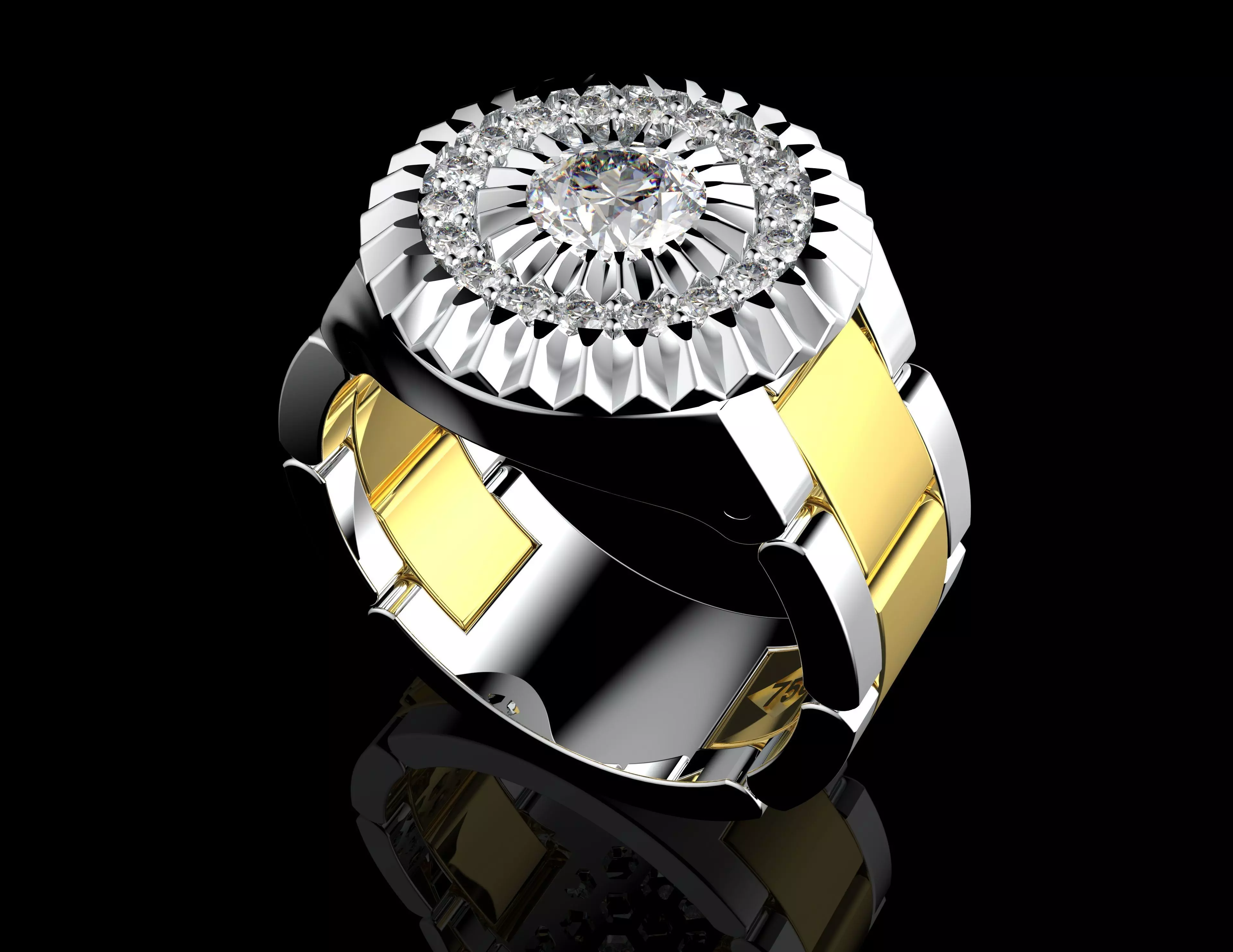 Gold N1538 3D print model_6