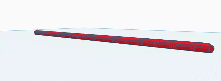 metro train Free 3D print model