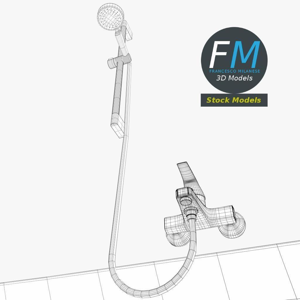 Bathtub 2 3D model_8