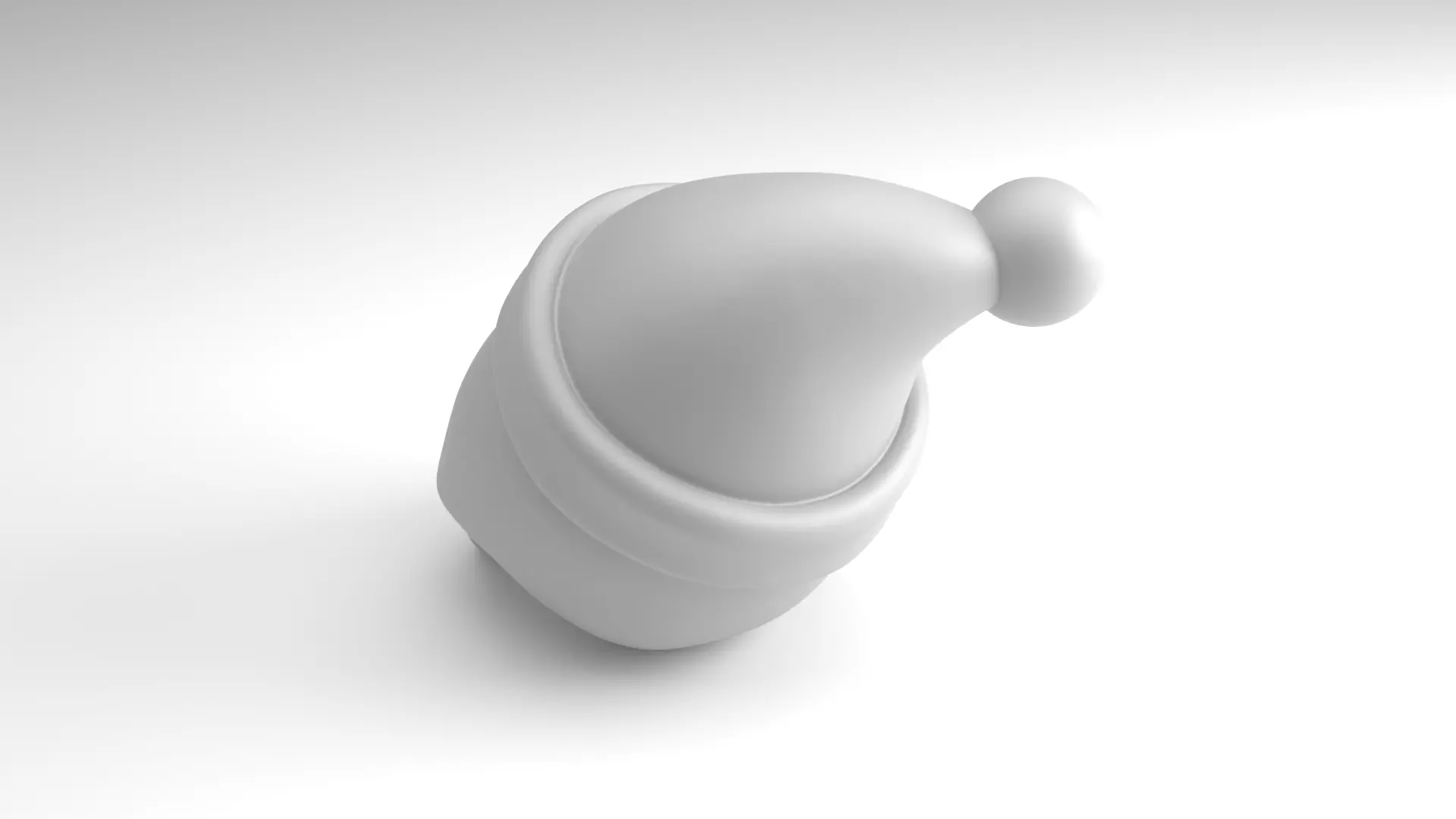 Christmas skull Figure 3D Printable Model 3D print model_5