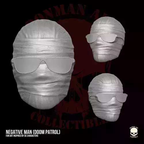 Negative Man DC Fan Art STL Files For Action Figures