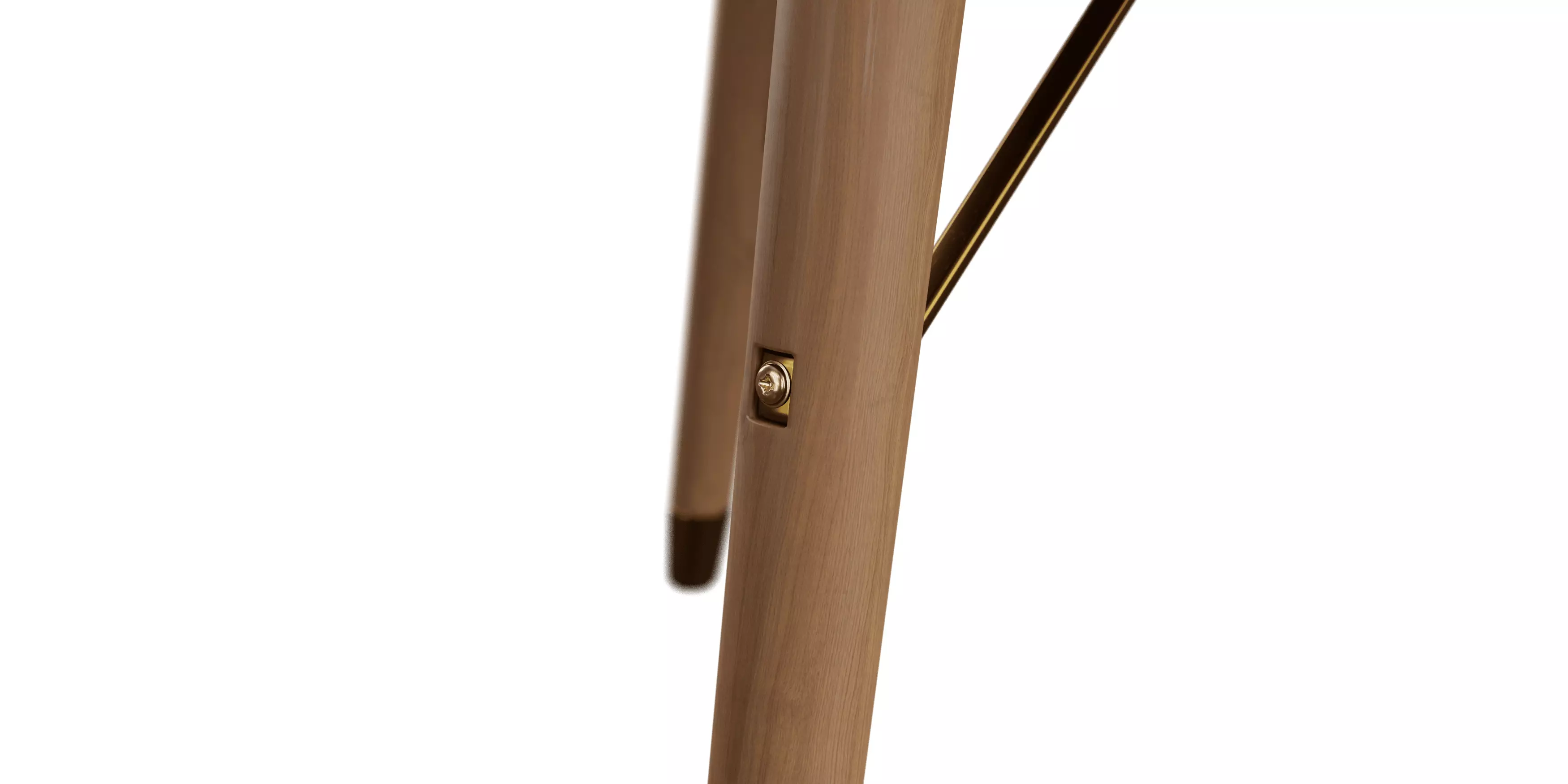 Oval Wood Coffee Table 01 Free 3D model_3