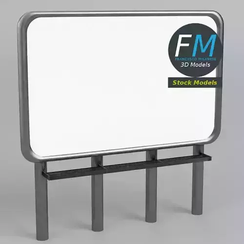 Billboard empty 3D model