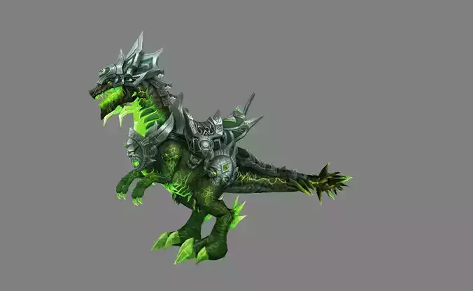 Mount - Dino Type 12 Low-poly 3D model