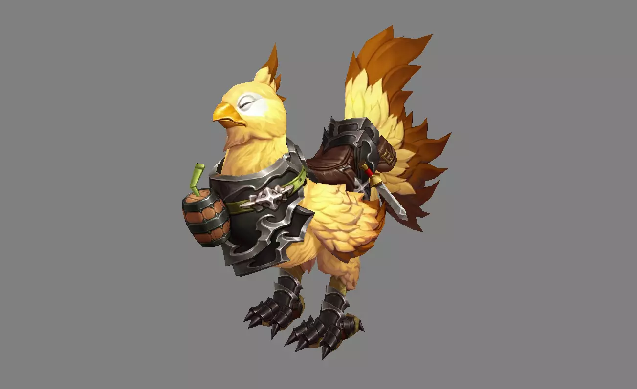 Mount - Dino Type 09 Low-poly 3D model_0