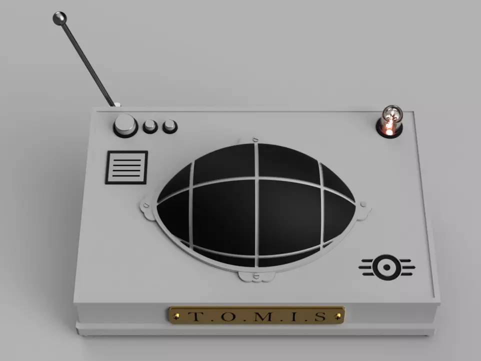 Fallout Vault-Tec TOMIS 3D STL 3D print model_4