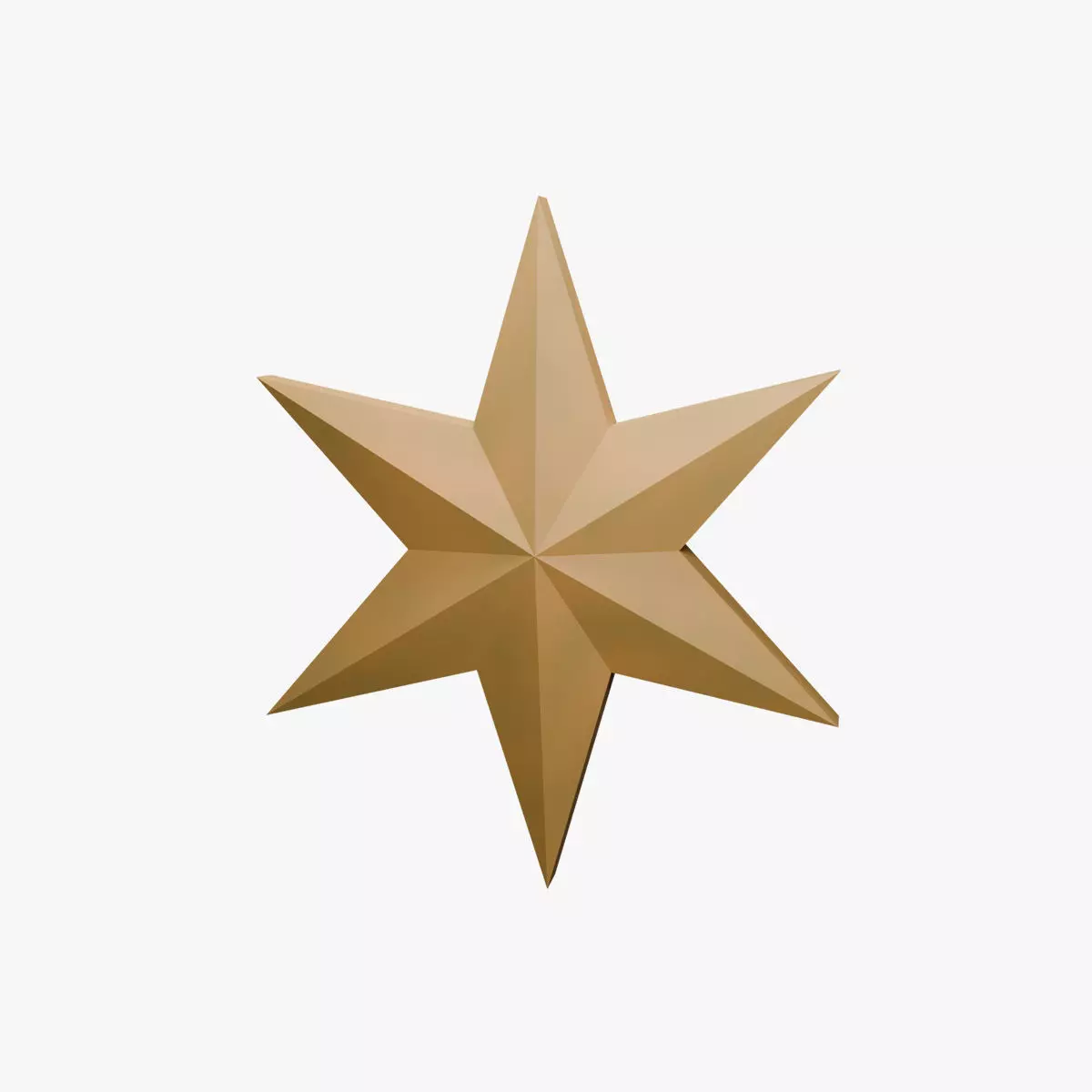 Christmas star Free 3D model_1