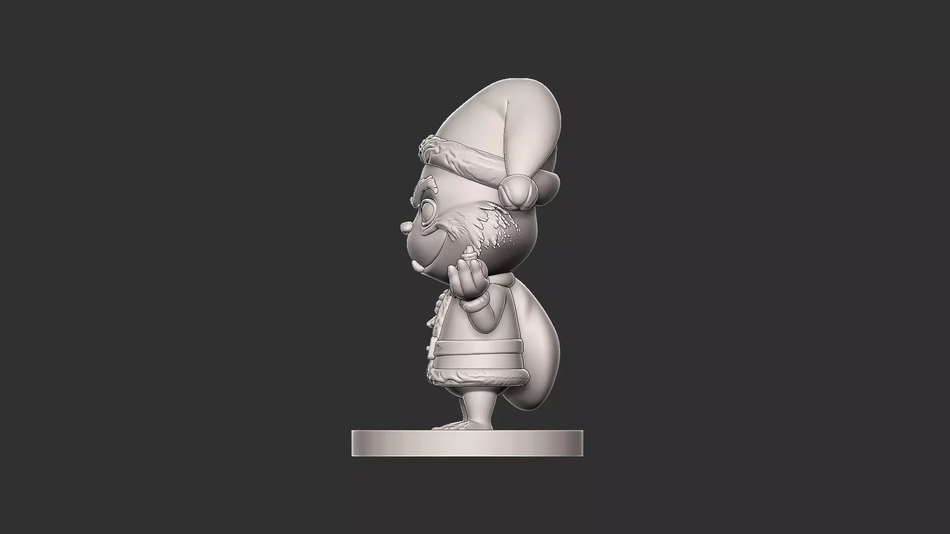 Mini Geek The Grinch Christmas Chibi Free 3D print model_2