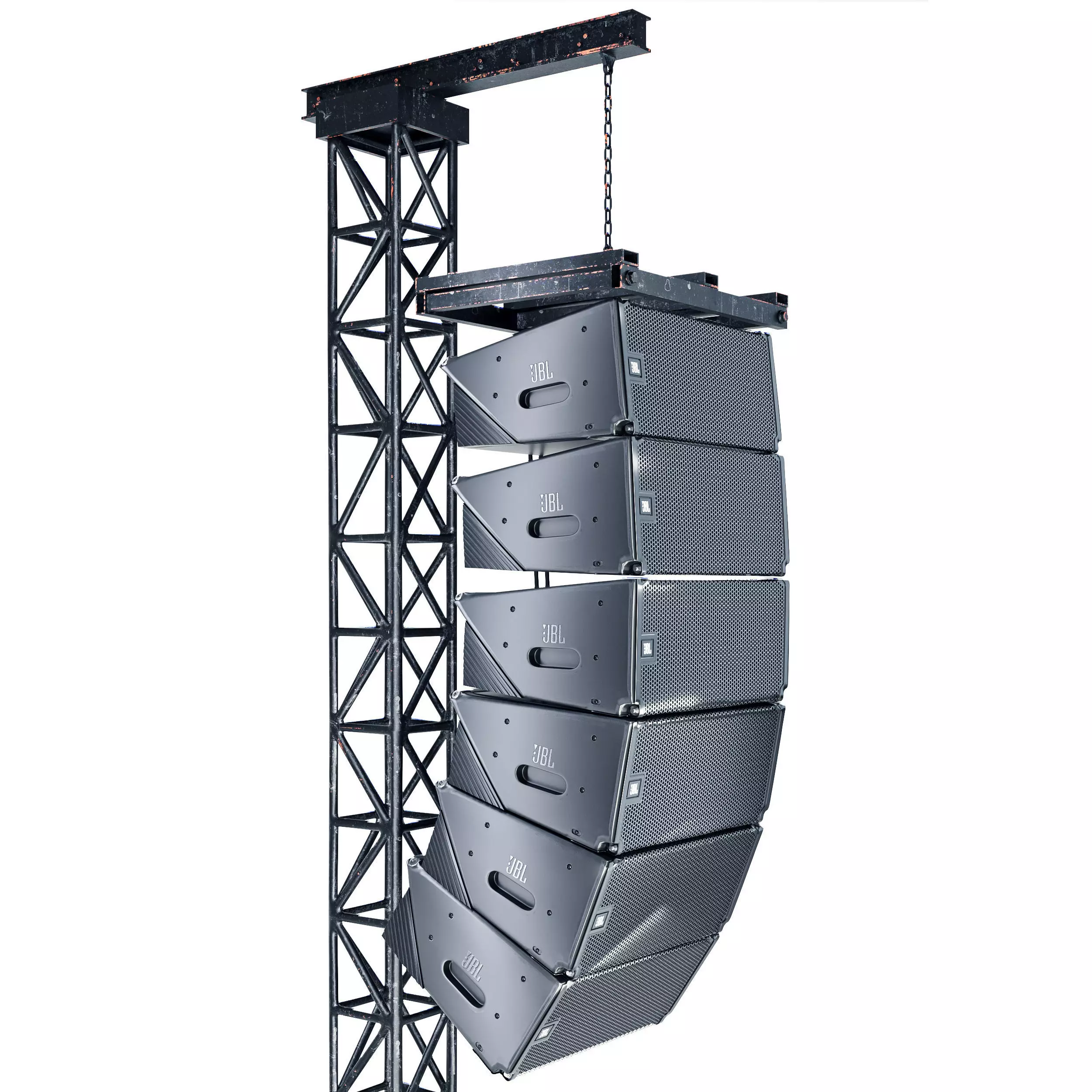 JBL Line Array Loudspeaker System 3D model_2