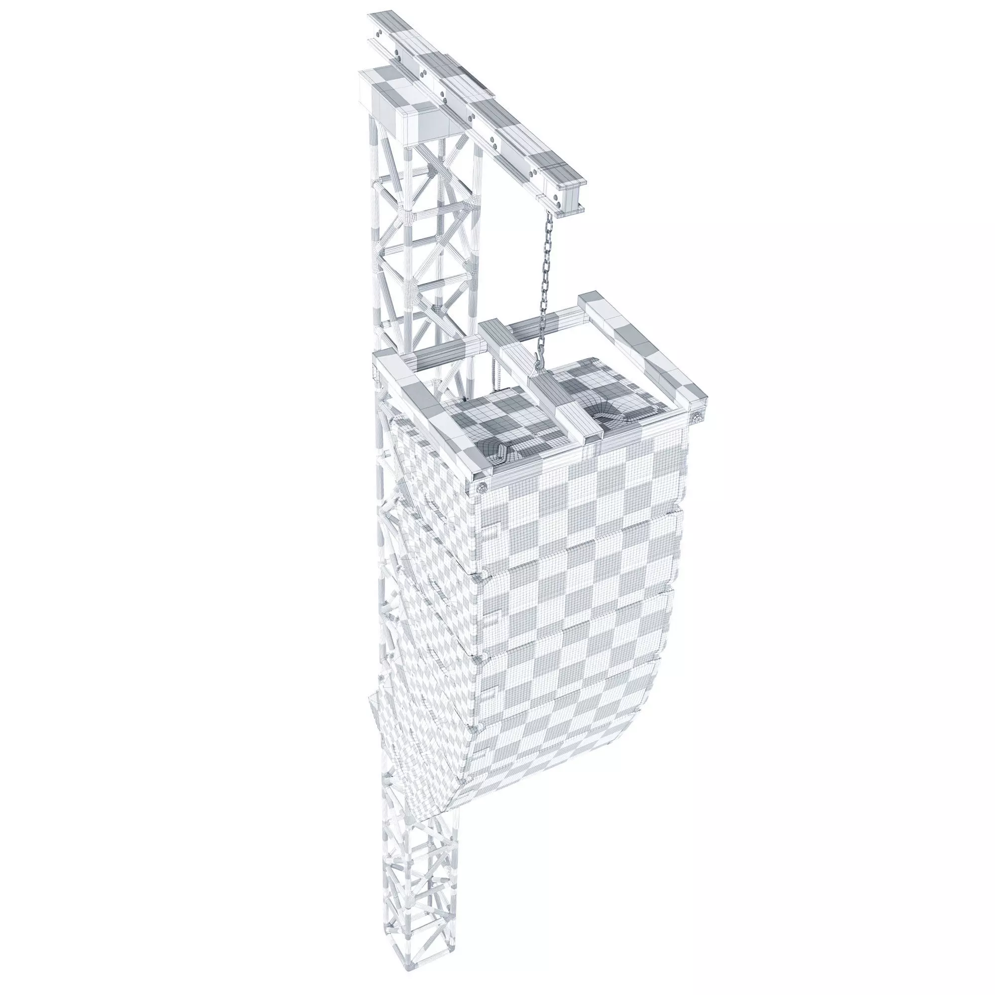 JBL Line Array Loudspeaker System 3D model_6