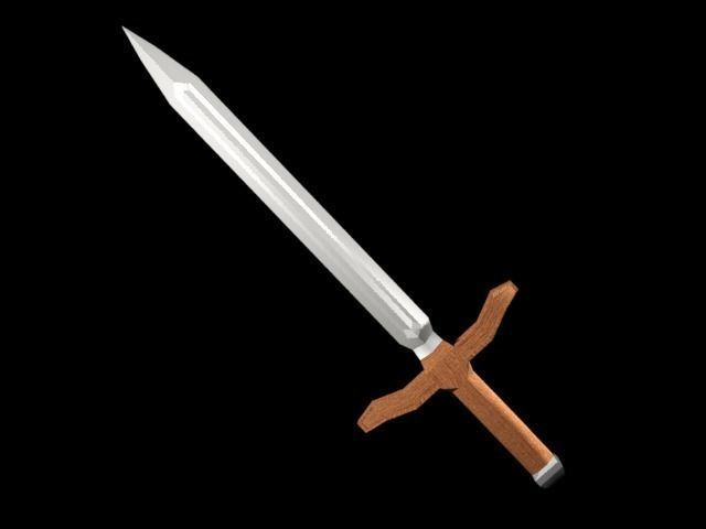 Sword Free low-poly 3D model