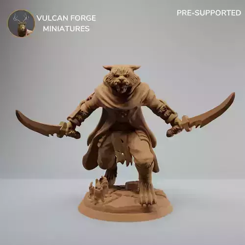 Tabaxi Rogue with two swords Tabaxi Assassin 