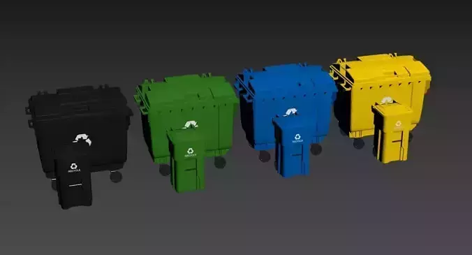 Trash Can and Dumpster