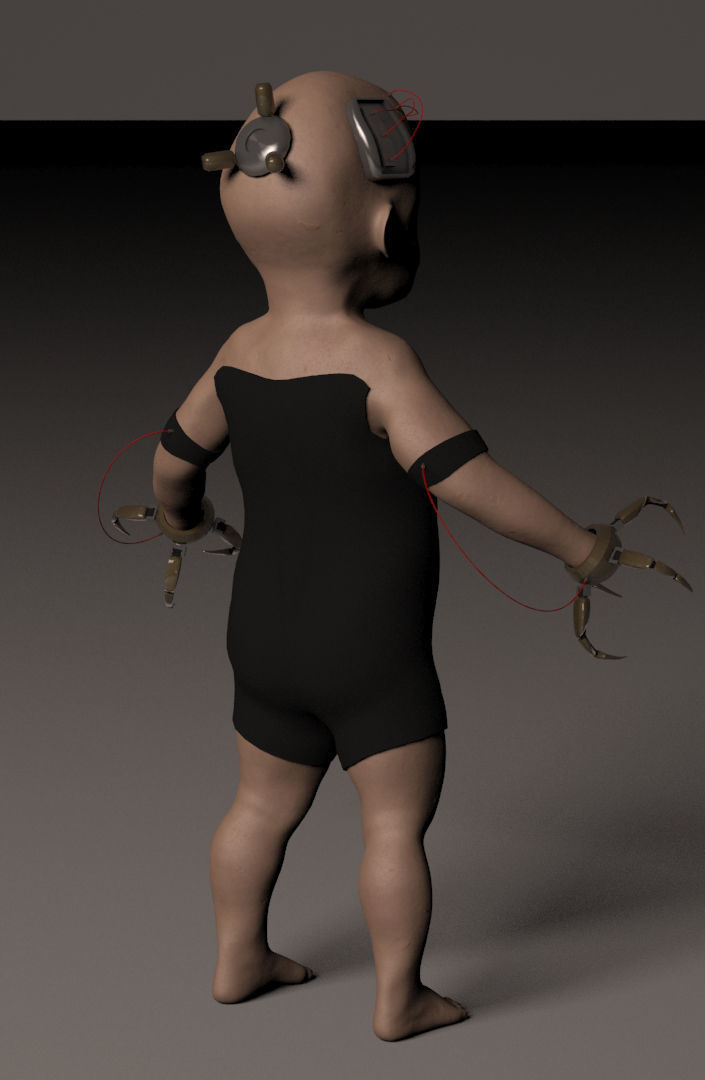 Babybot X-1 aka Keith 3D model_1