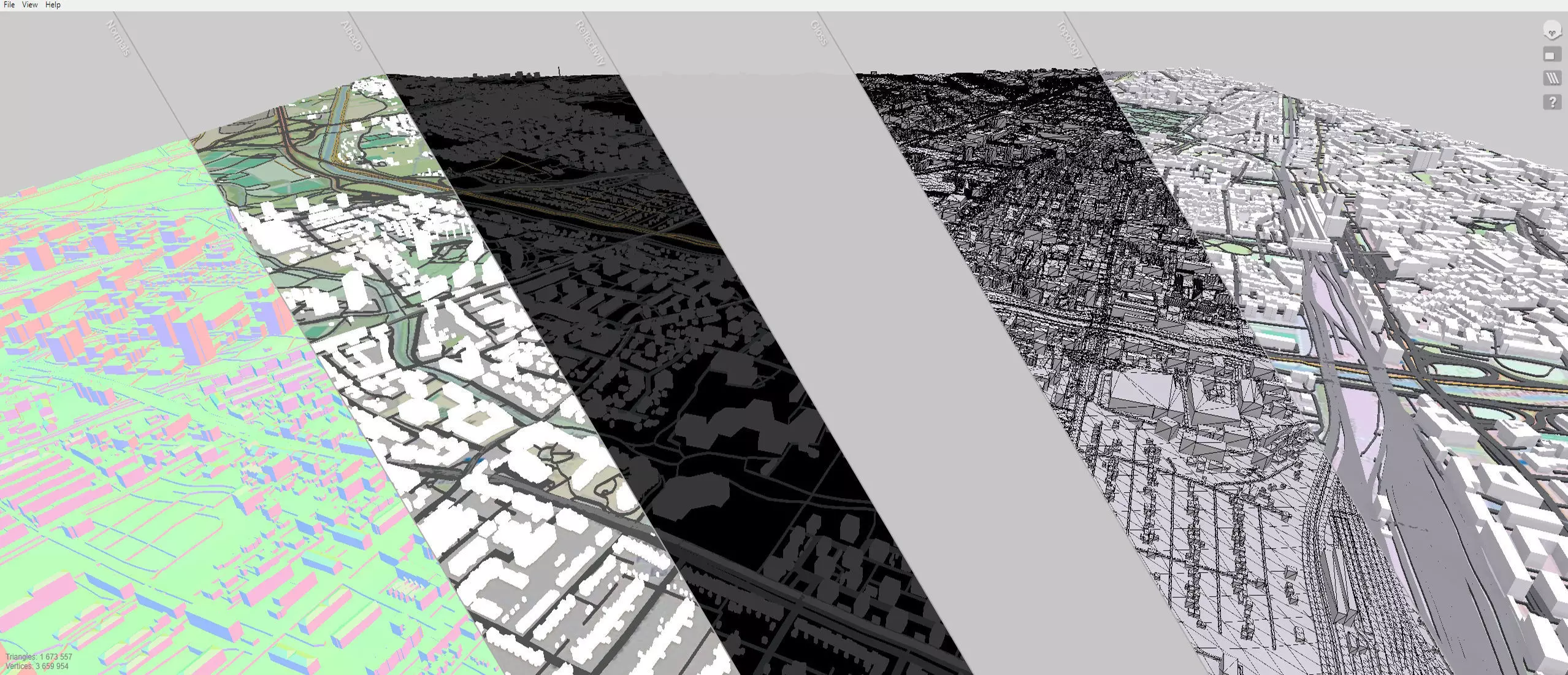 Cityscape Freiburg im Breisgau Germany 3D model_12