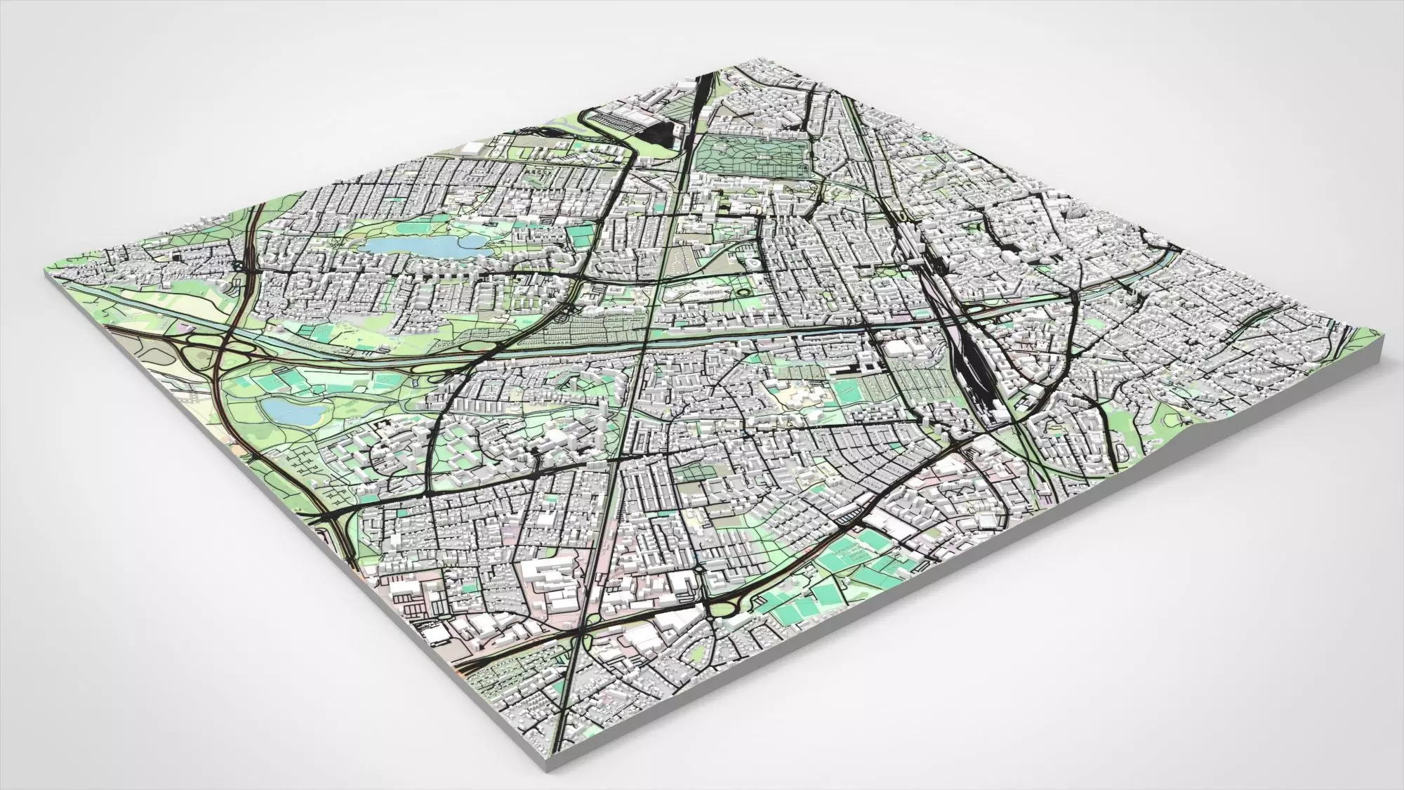 Cityscape Freiburg im Breisgau Germany 3D model_7