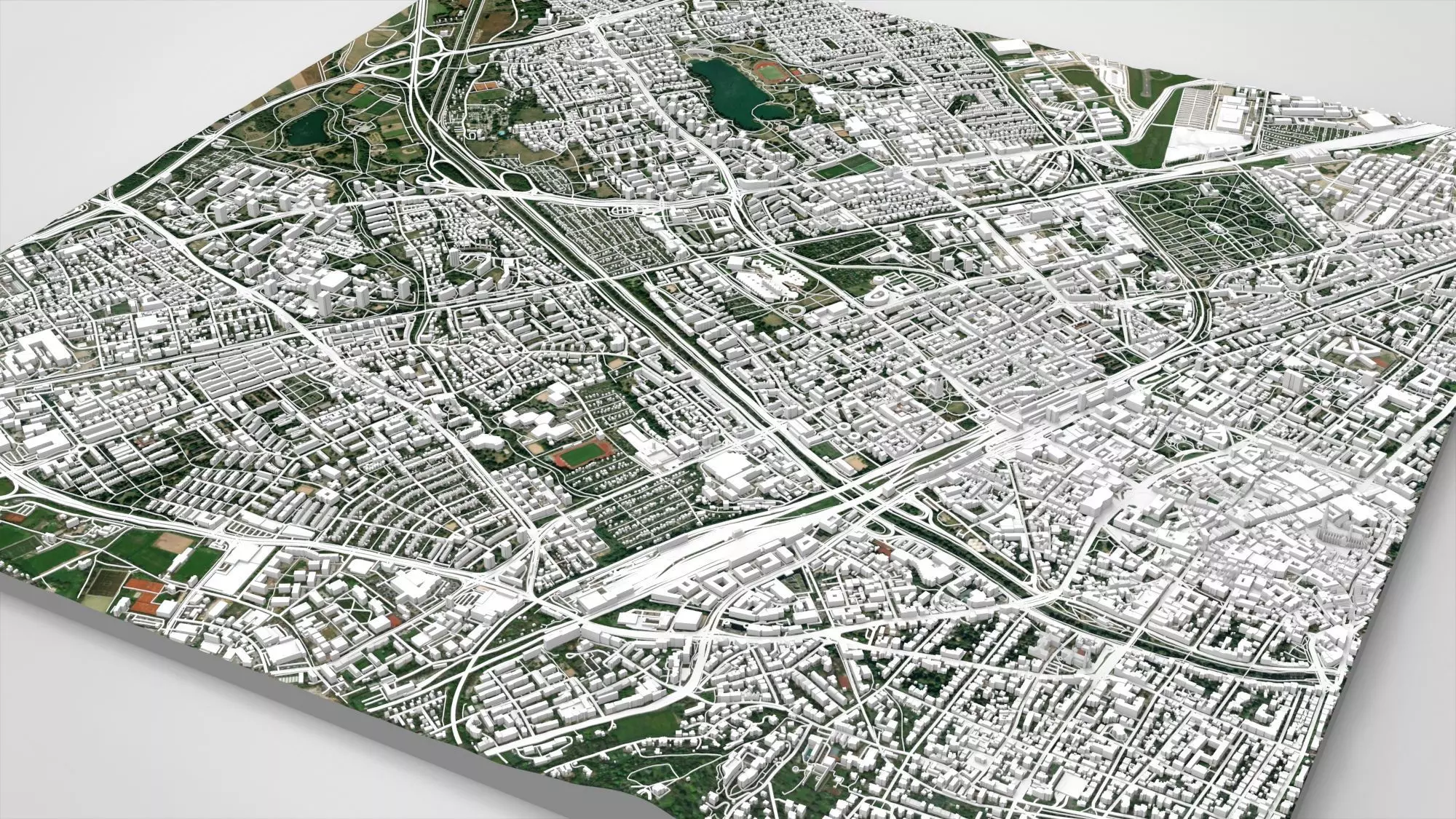 Cityscape Freiburg im Breisgau Germany 3D model_6