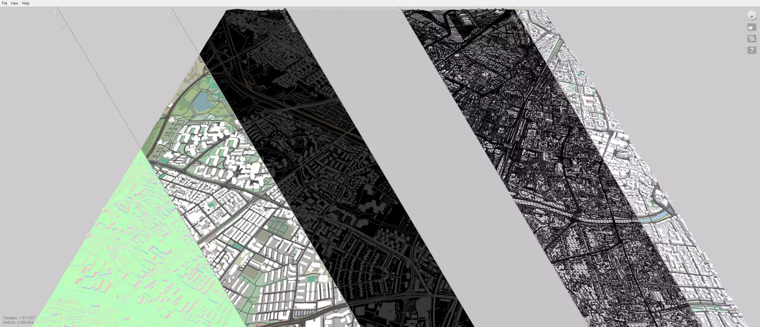 Cityscape Freiburg im Breisgau Germany 3D model_10