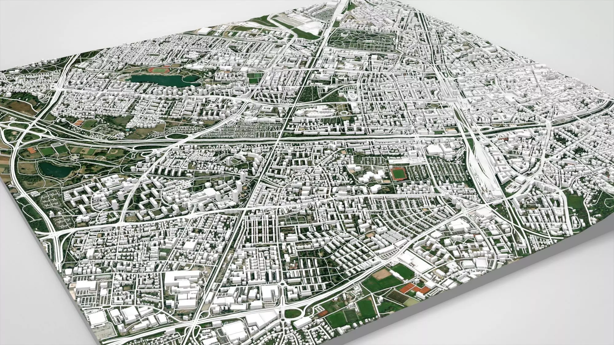 Cityscape Freiburg im Breisgau Germany 3D model_8