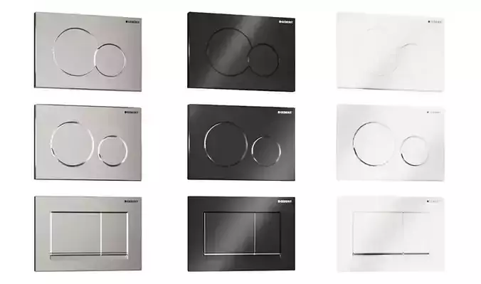 Geberit toilet flush button