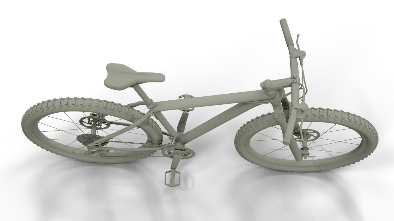 MTB Cube bike 3D model_3