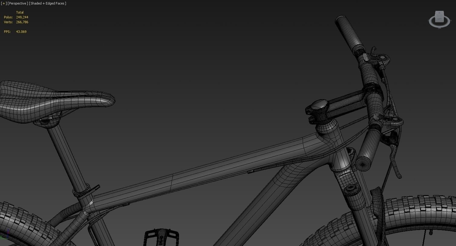 MTB Cube bike 3D model_7