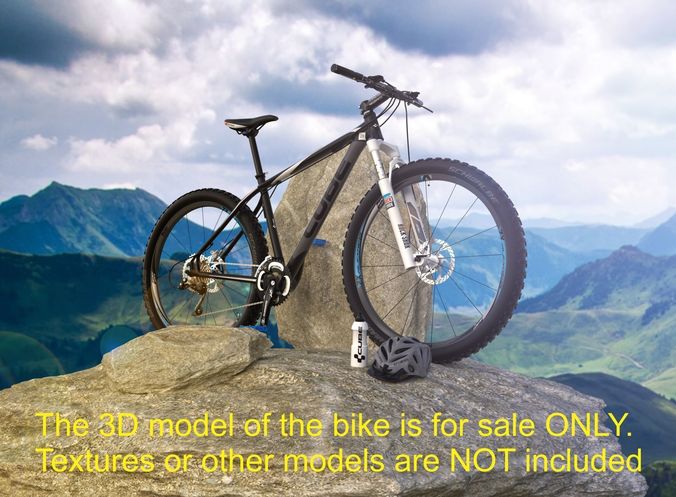 MTB Cube bike 3D model
