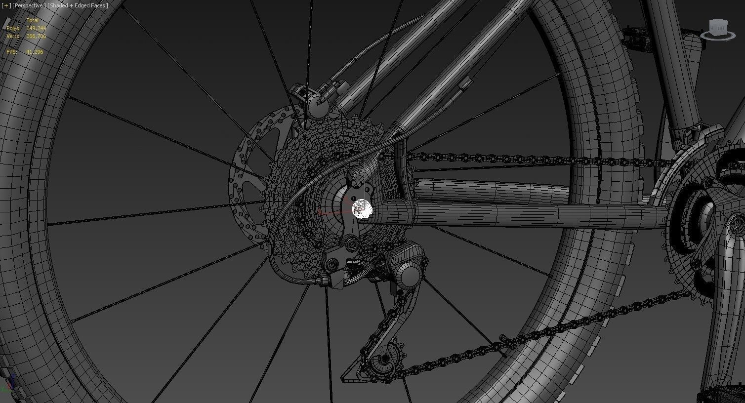 MTB Cube bike 3D model_8